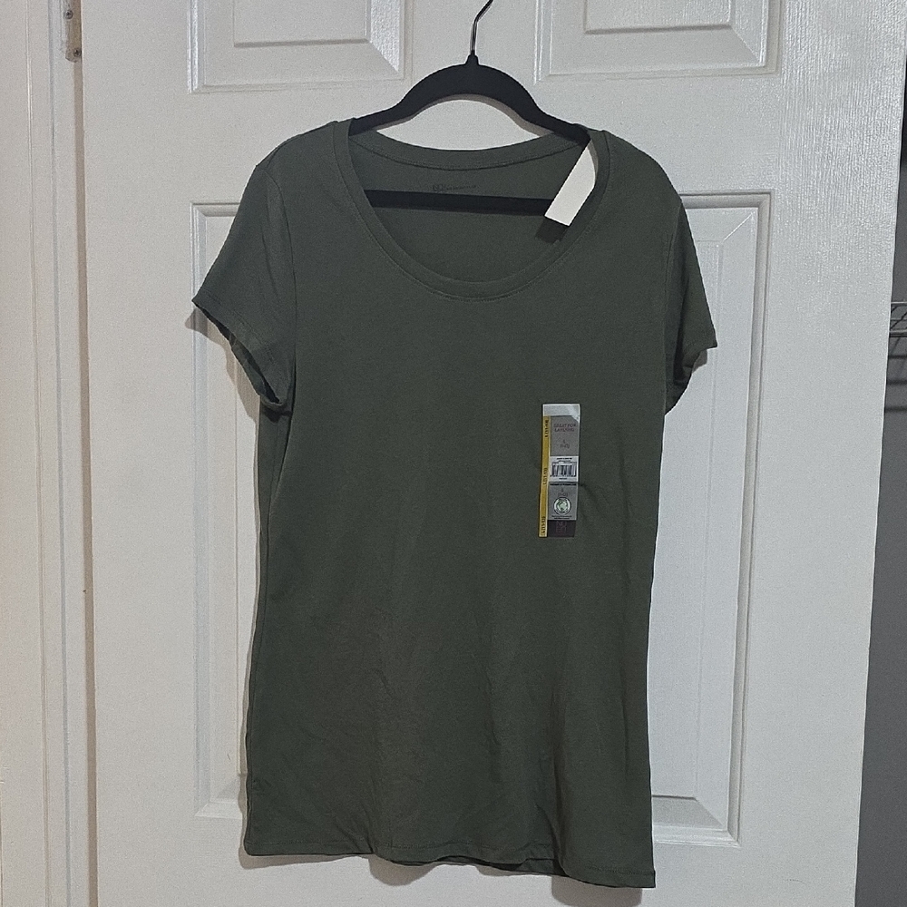 No Boundaries Olive Short Sleeve Tee